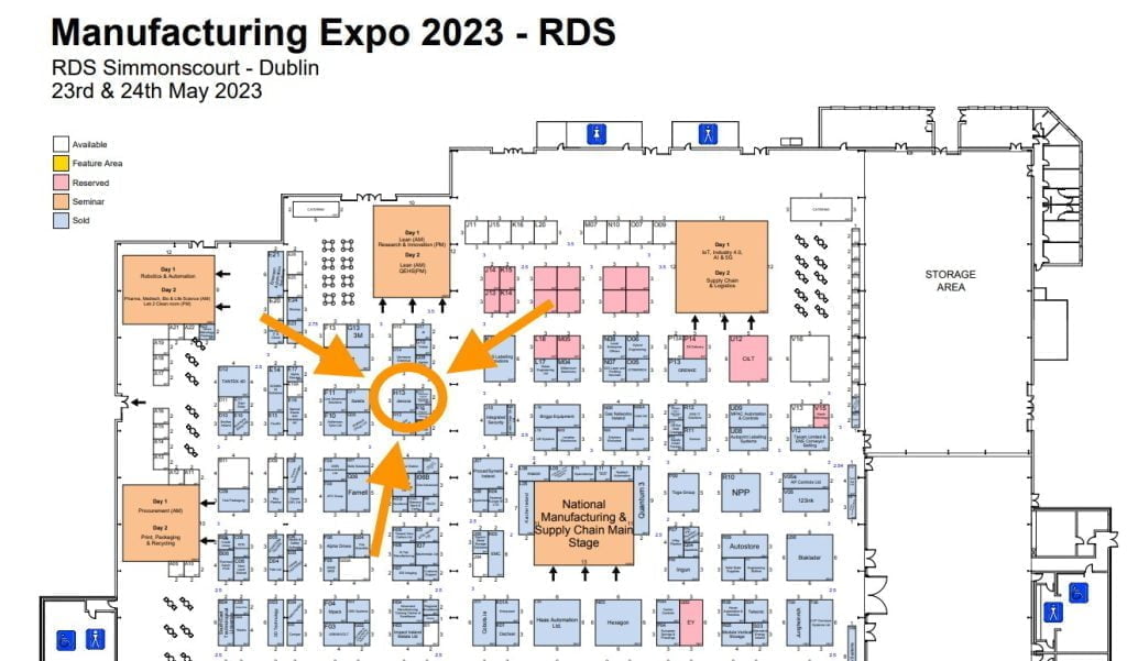 Devoca in Manufacturing & Supply Chain Conference & Exhibition, Dublin 23th – 24th May 1 Nayttokuva 2023 04 06 101605 osasto