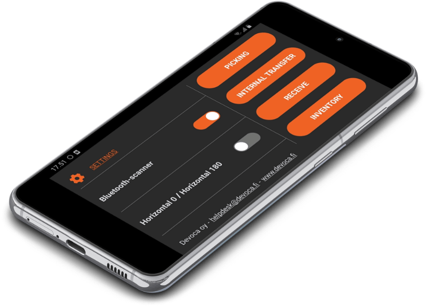 Devoca Mobile WMS - new warehouse management solution 4 Puhelin